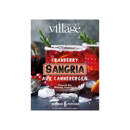Mélange aromatisé pour sangria aux canneberges - Gourmet du village