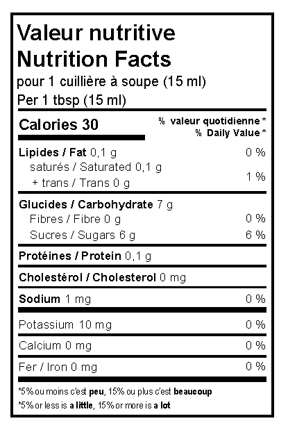 Confiture de bleuets sauvage biologique au thé des bois