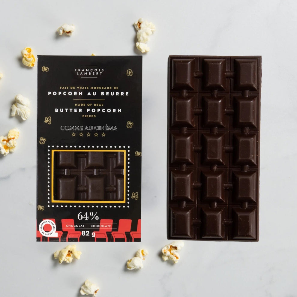 Tablette de Chocolat au Popcorn - François Lambert