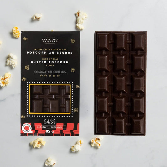 Tablette de Chocolat au Popcorn - François Lambert