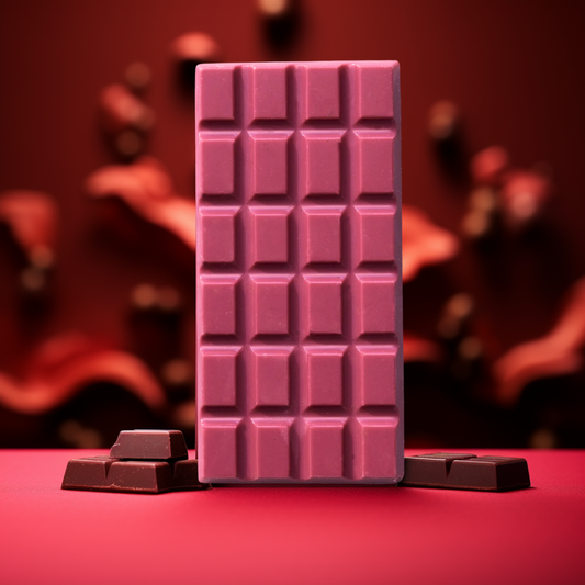 🍫 Tablette de Chocolat Ruby aux Éclats de Sucre d'Érable - 65g 🍁 - François Lambert