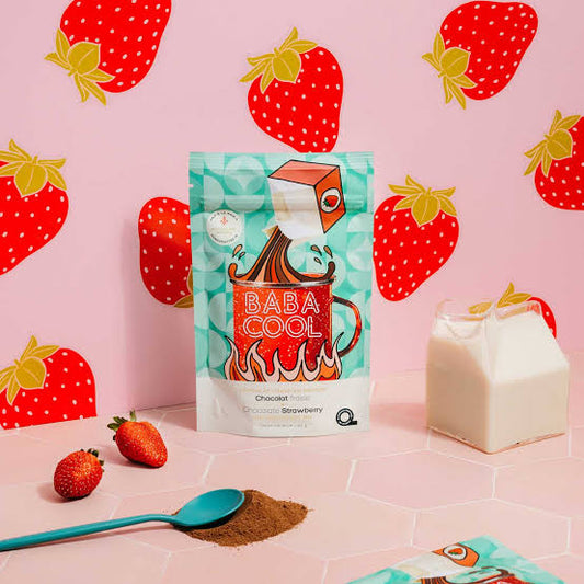 Chocolat chaud en poudre - Fraise - Baba Cool