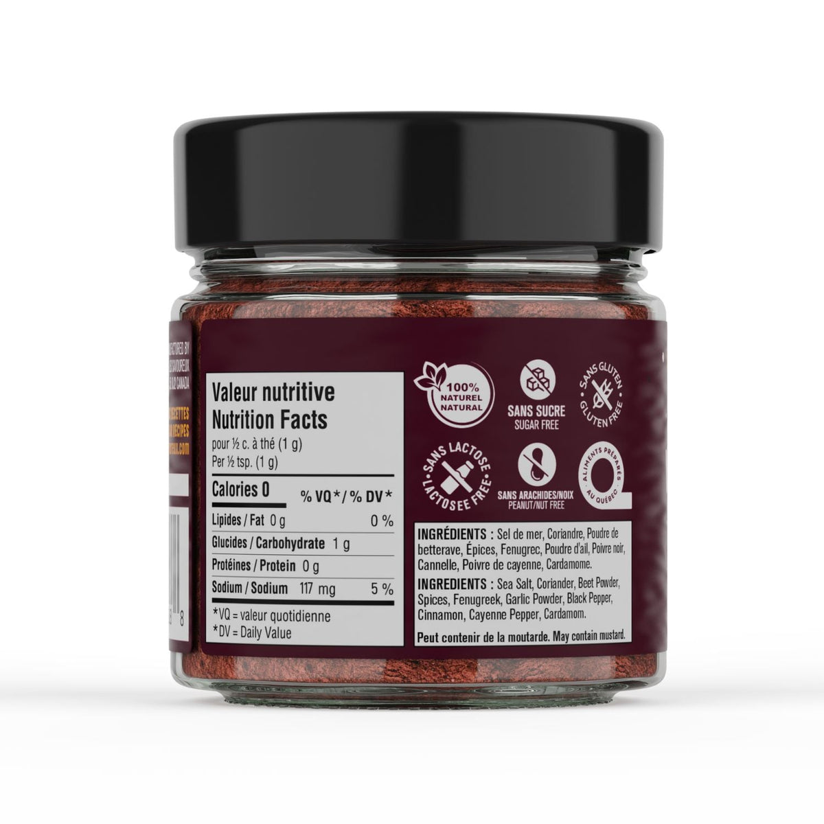 Épices sans sucre Les Savoureux - indien biologique