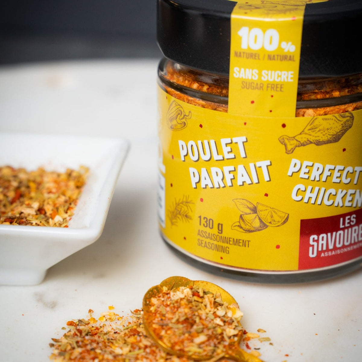 Épices sans sucre Les Savoureux - poulet parfait