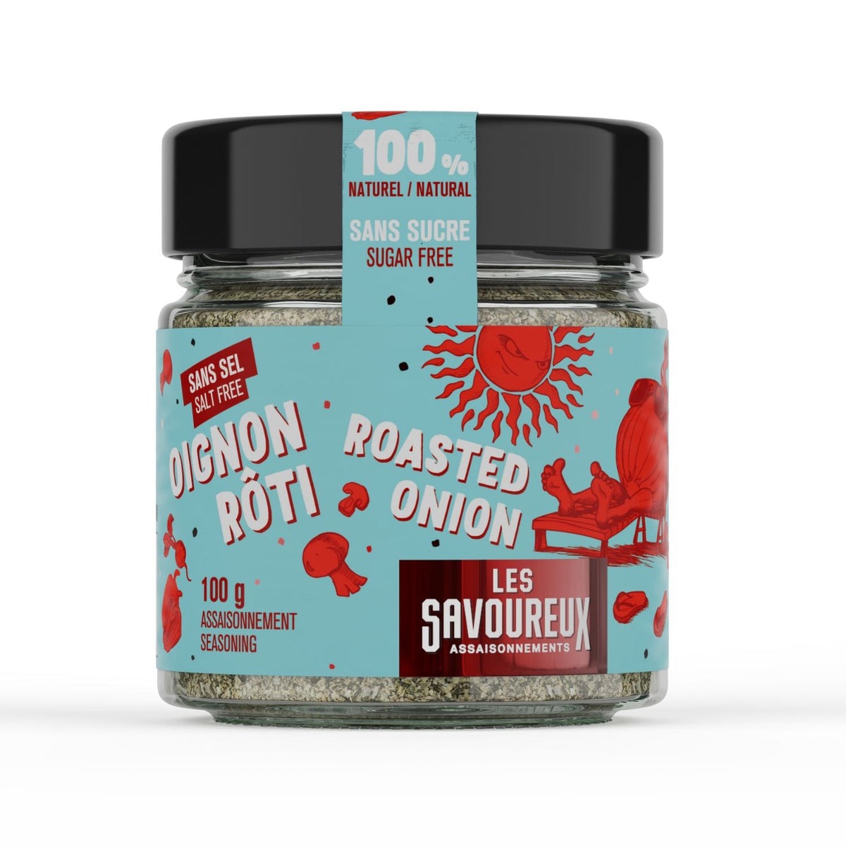 Épices sans sucre et sans sel Les Savoureux - oignon rôti
