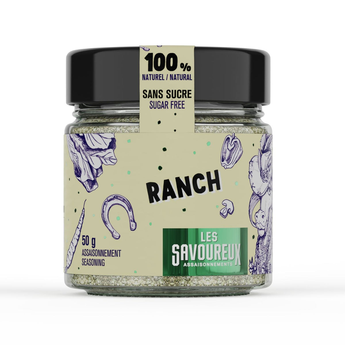 Épices sans sucre Les Savoureux - ranch