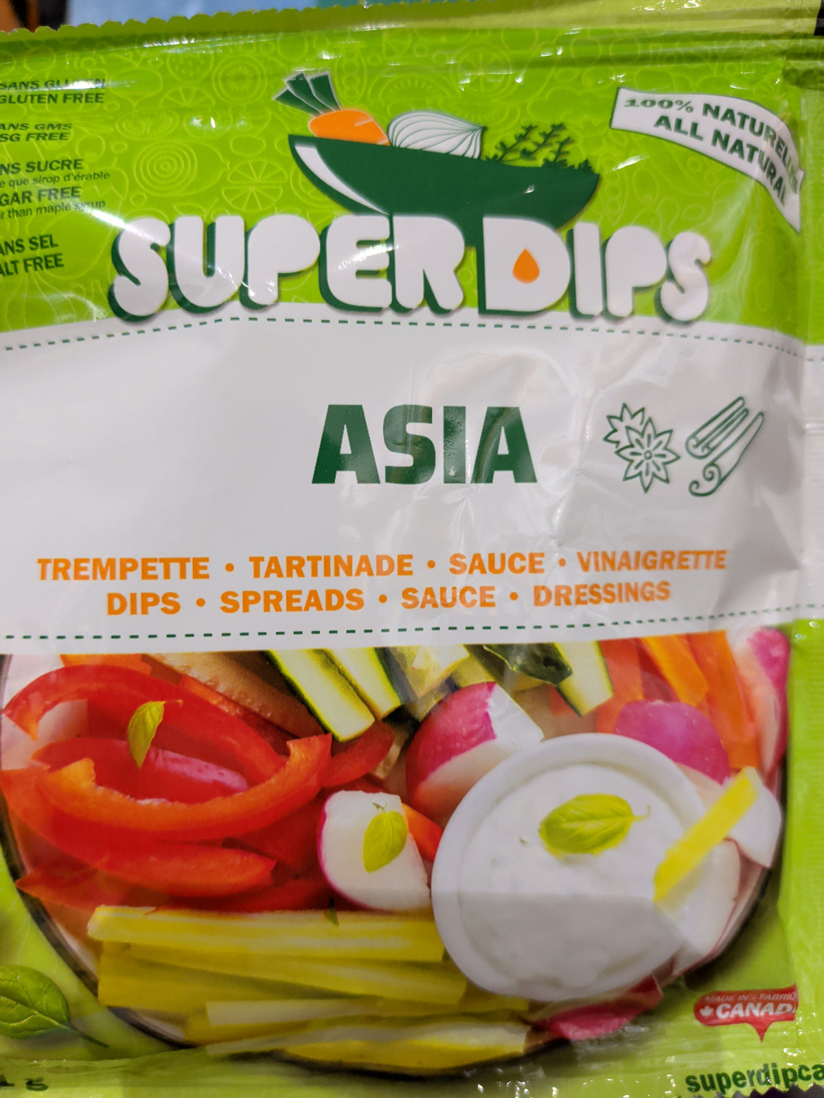 Mélange pour trempette, tartinade, sauce ou vinaigrette - SuperDips (TEL QUE VU DANS L' ŒIL DU DRAGON)