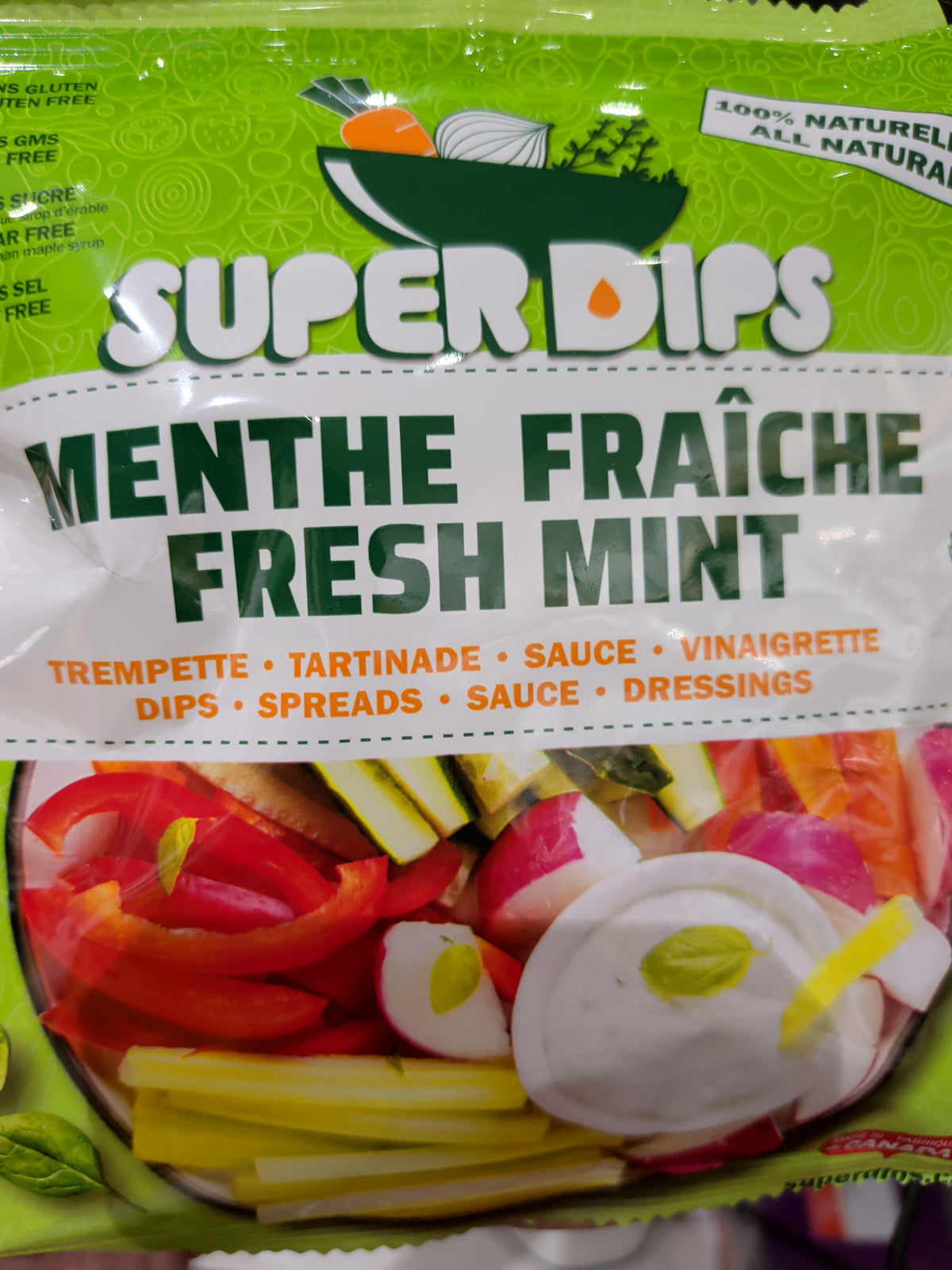 Mélange pour trempette, tartinade, sauce ou vinaigrette - SuperDips (TEL QUE VU DANS L' ŒIL DU DRAGON)