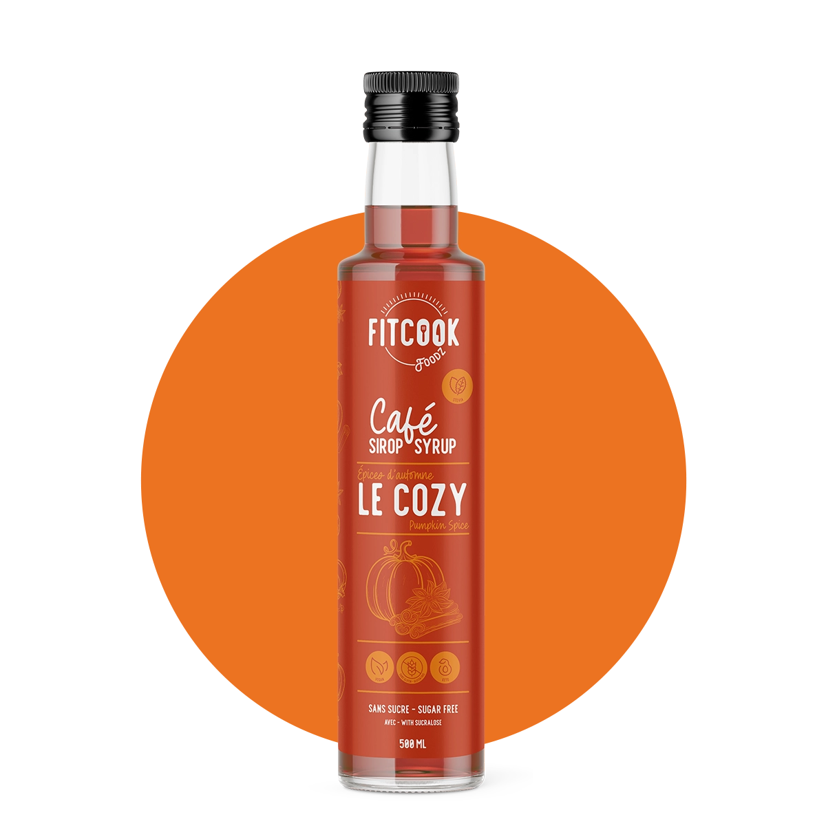 Sirop Épices d'automne sans gluten - kéto et vegan - Cozy