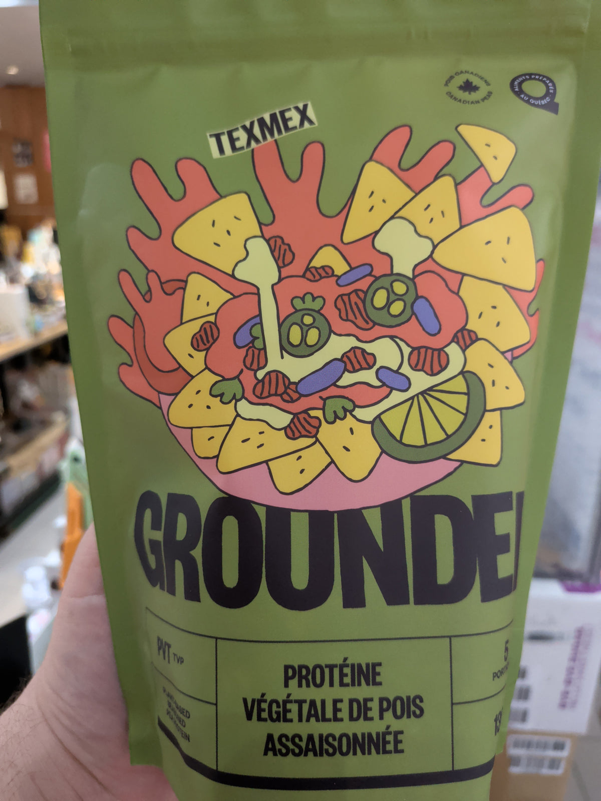 Protéine végétale de pois GROUNDED