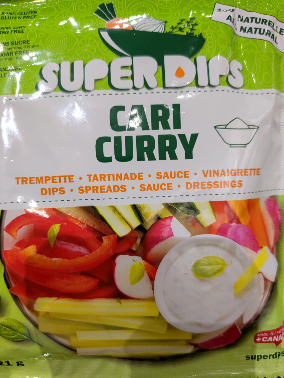 Mélange pour trempette, tartinade, sauce ou vinaigrette - SuperDips (TEL QUE VU DANS L' ŒIL DU DRAGON)