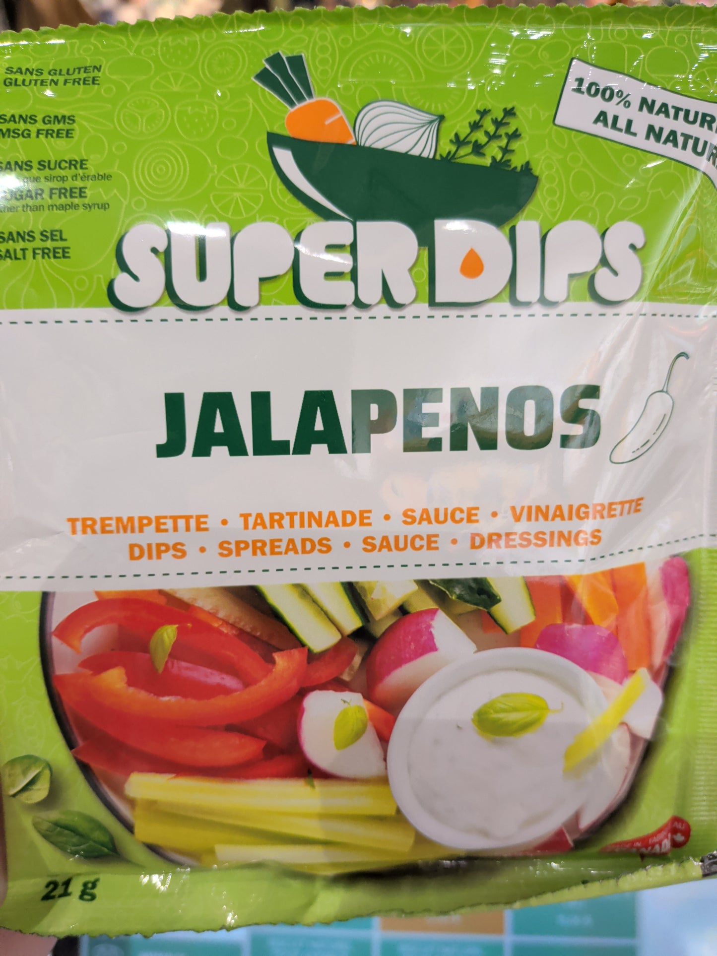 Mélange pour trempette, tartinade, sauce ou vinaigrette - SuperDips (TEL QUE VU DANS L' ŒIL DU DRAGON)