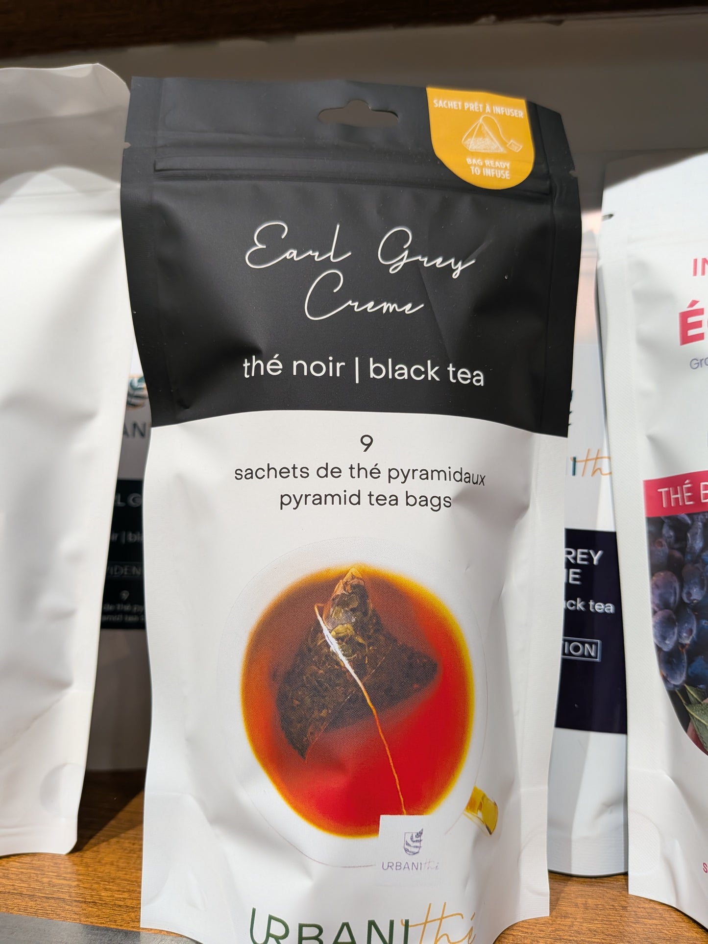 Thé Urbanithé (saveurs variées - en sac de 9 sachets ou en vrac de 50 g)