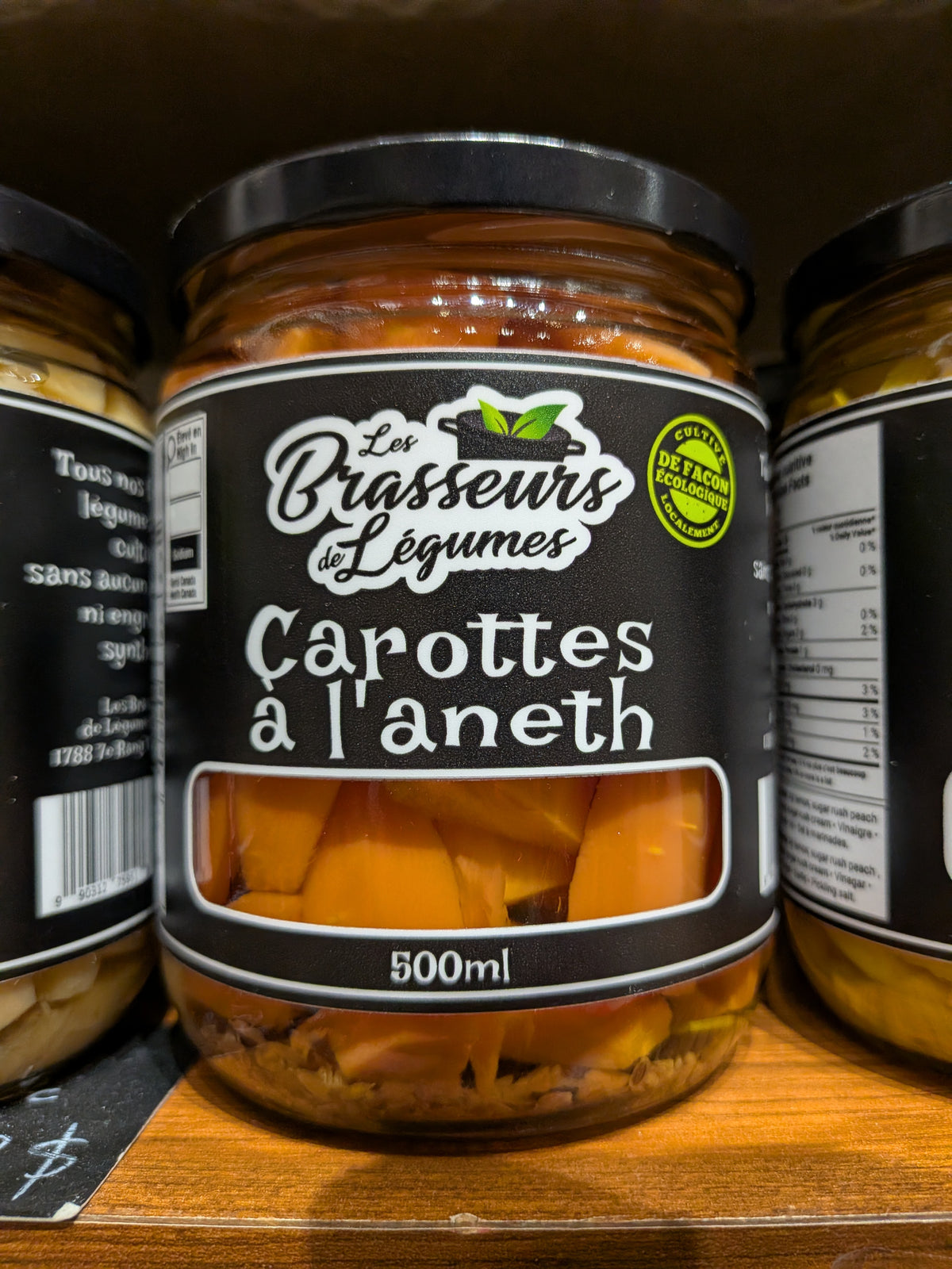 Carottes à l'aneth Les brasseurs de légumes