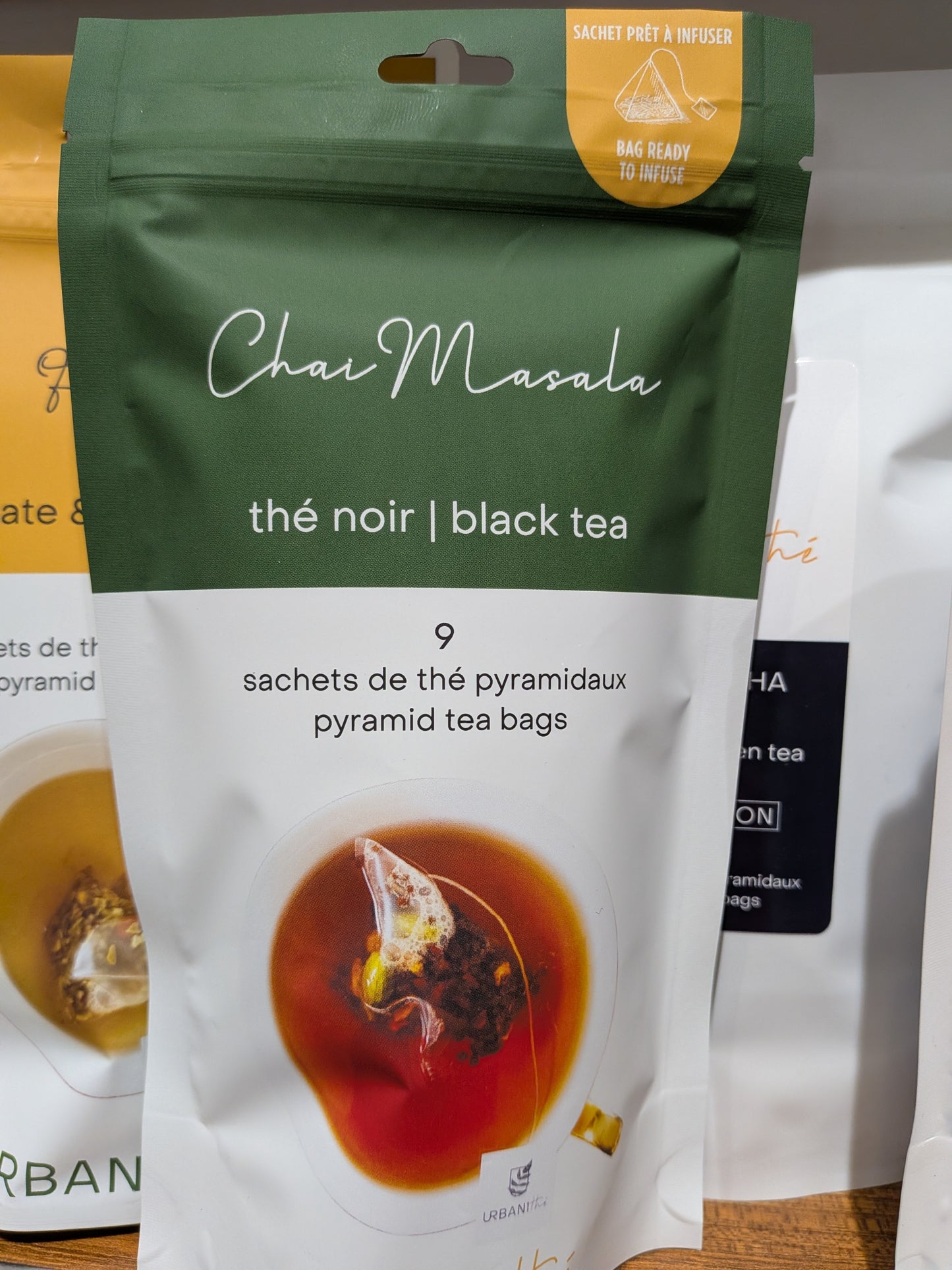 Thé Urbanithé (saveurs variées - en sac de 9 sachets ou en vrac de 50 g)