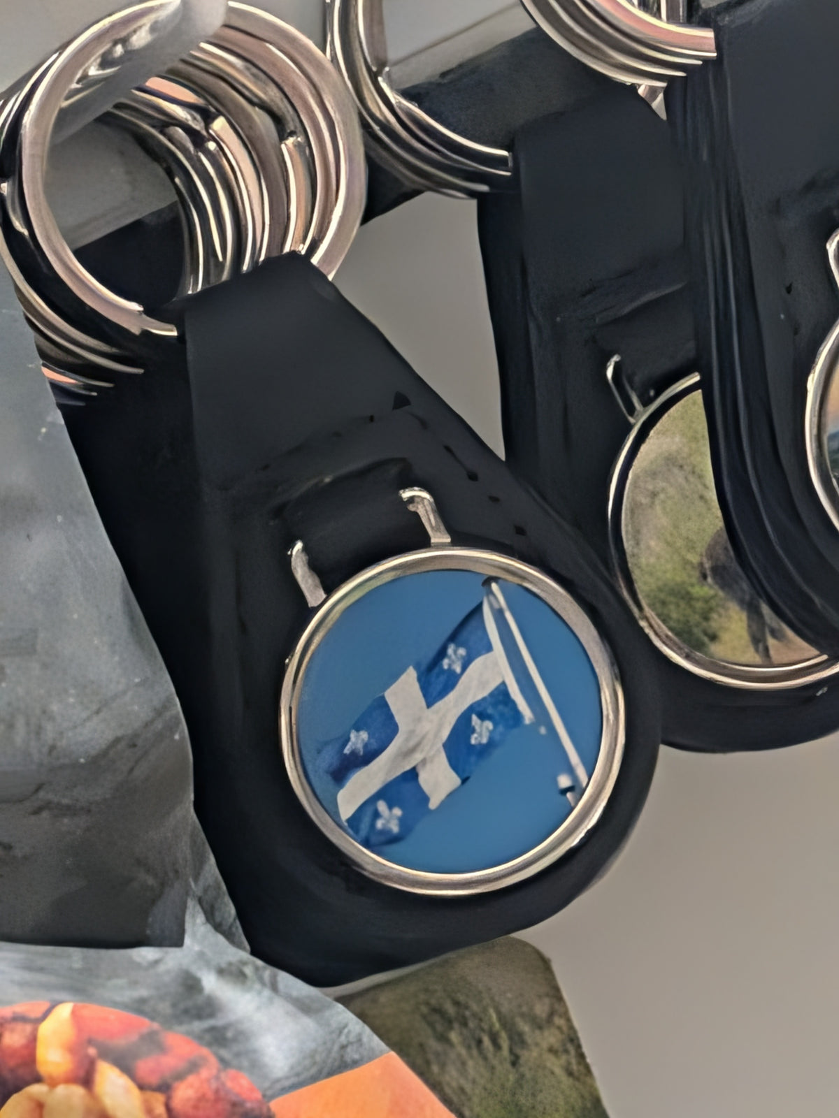 Porte-clé souvenir Québec/Canada (divers autres modèles sont disponibles en boutique)