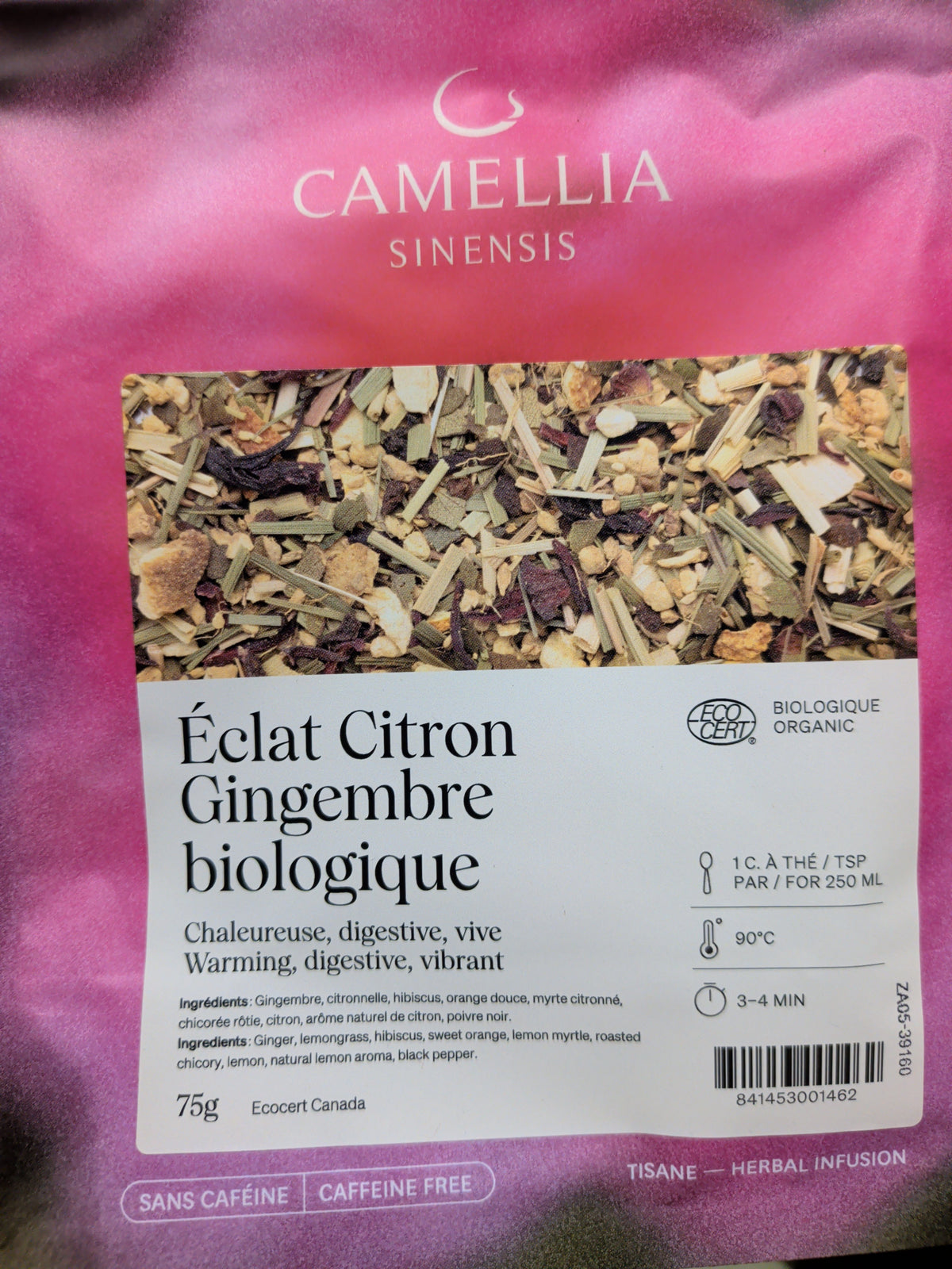 Tisane Camellia Sinensis (collection locale OU sans caféine)