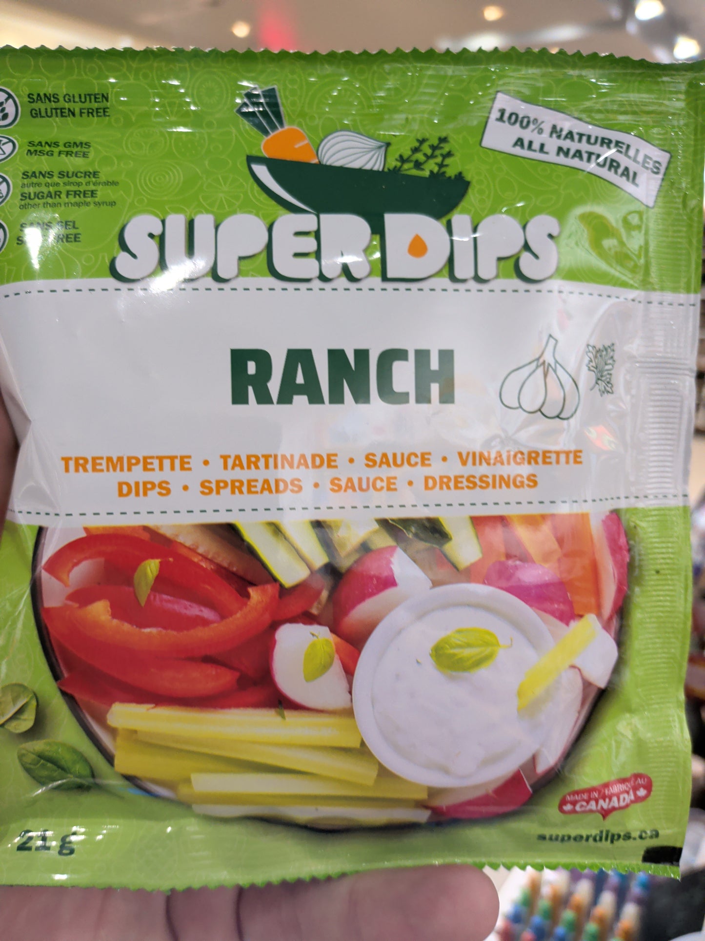 Mélange pour trempette, tartinade, sauce ou vinaigrette - SuperDips (TEL QUE VU DANS L' ŒIL DU DRAGON)