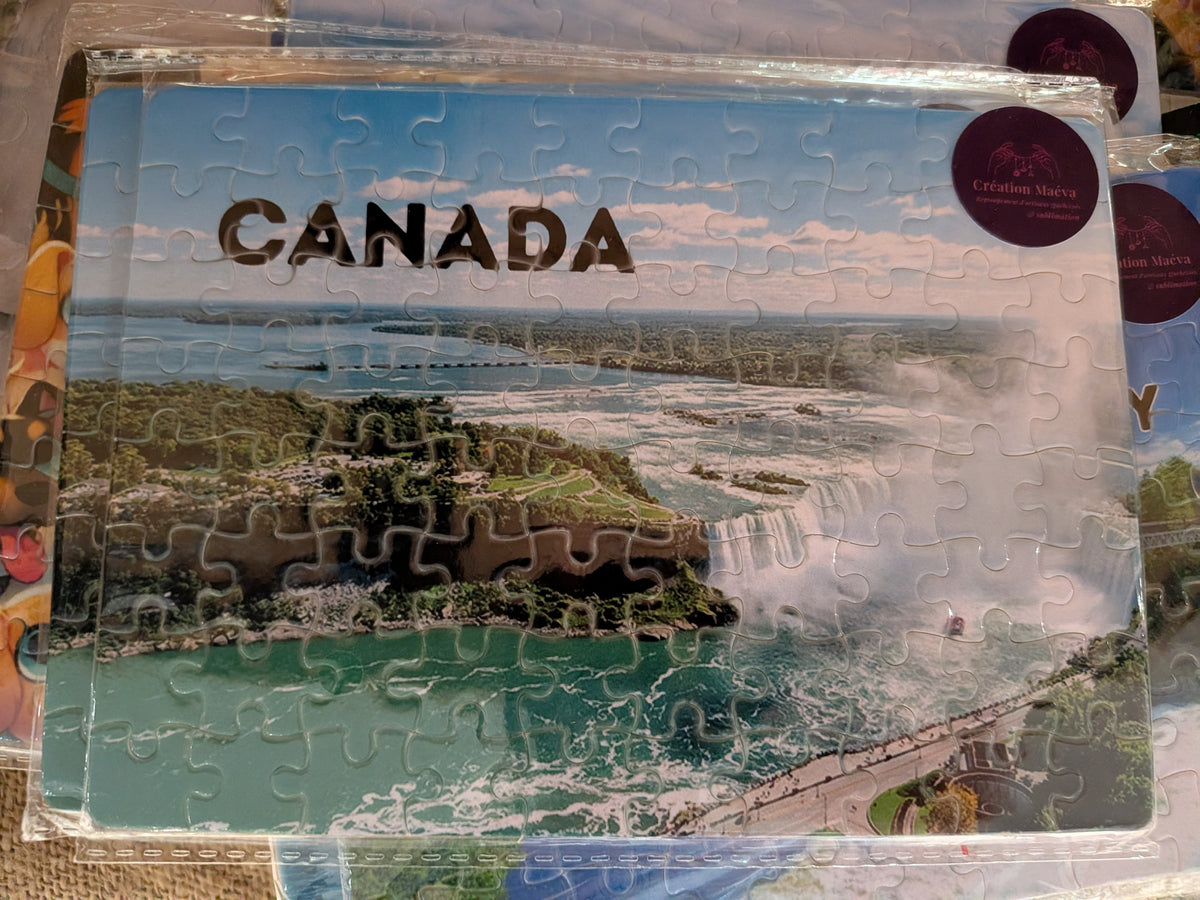Casse-tête Canada/Québec - 80 morceaux 4"*6"