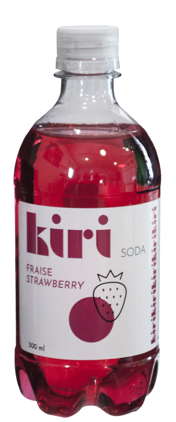 Soda fraise Kiri (le prix comprend la consigne)