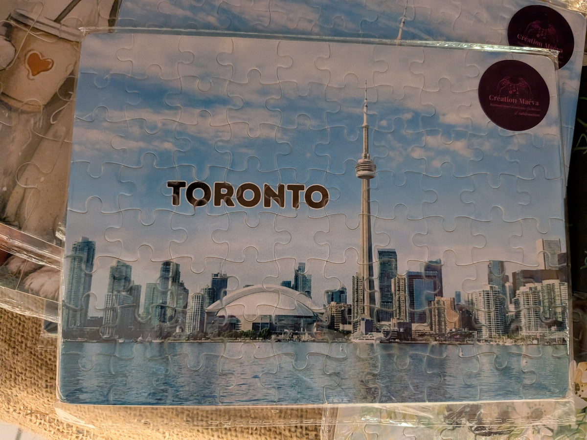 Casse-tête Canada/Québec - 80 morceaux 4"*6"