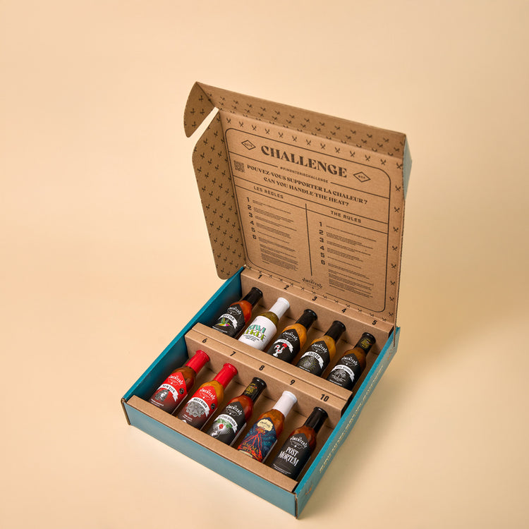 Coffret de sauces piquantes Pimenterie