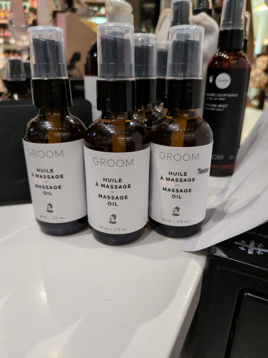 Groom - produit pour la barbe et la moustache + produits pour homme  (la disponibilité en boutique peut varier - au moins un de chaque en stock en date du 10 juin 2026 - n'hésitez pas à appeler avant de vous déplacer)