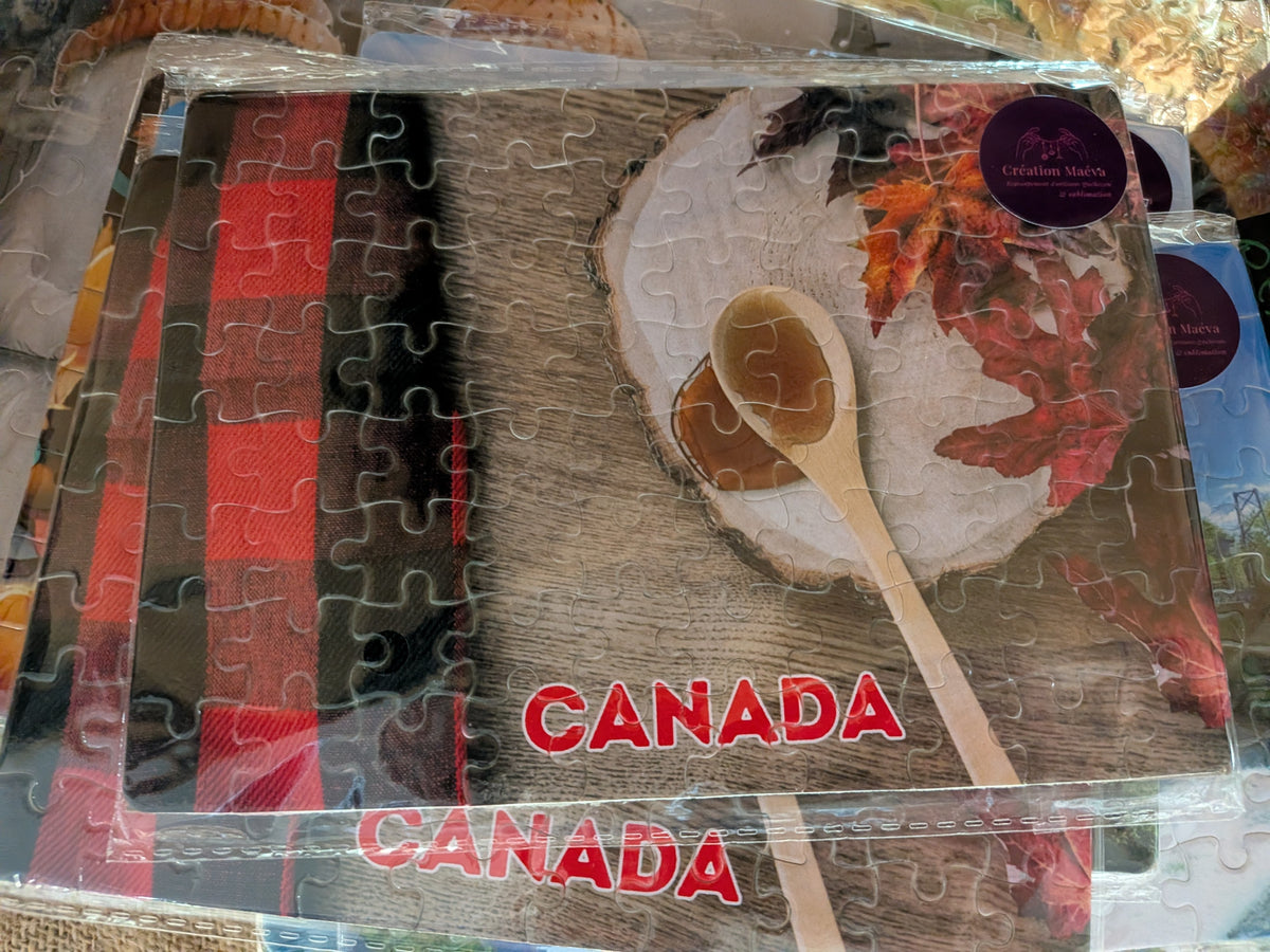 Casse-tête Canada/Québec - 80 morceaux 4"*6"
