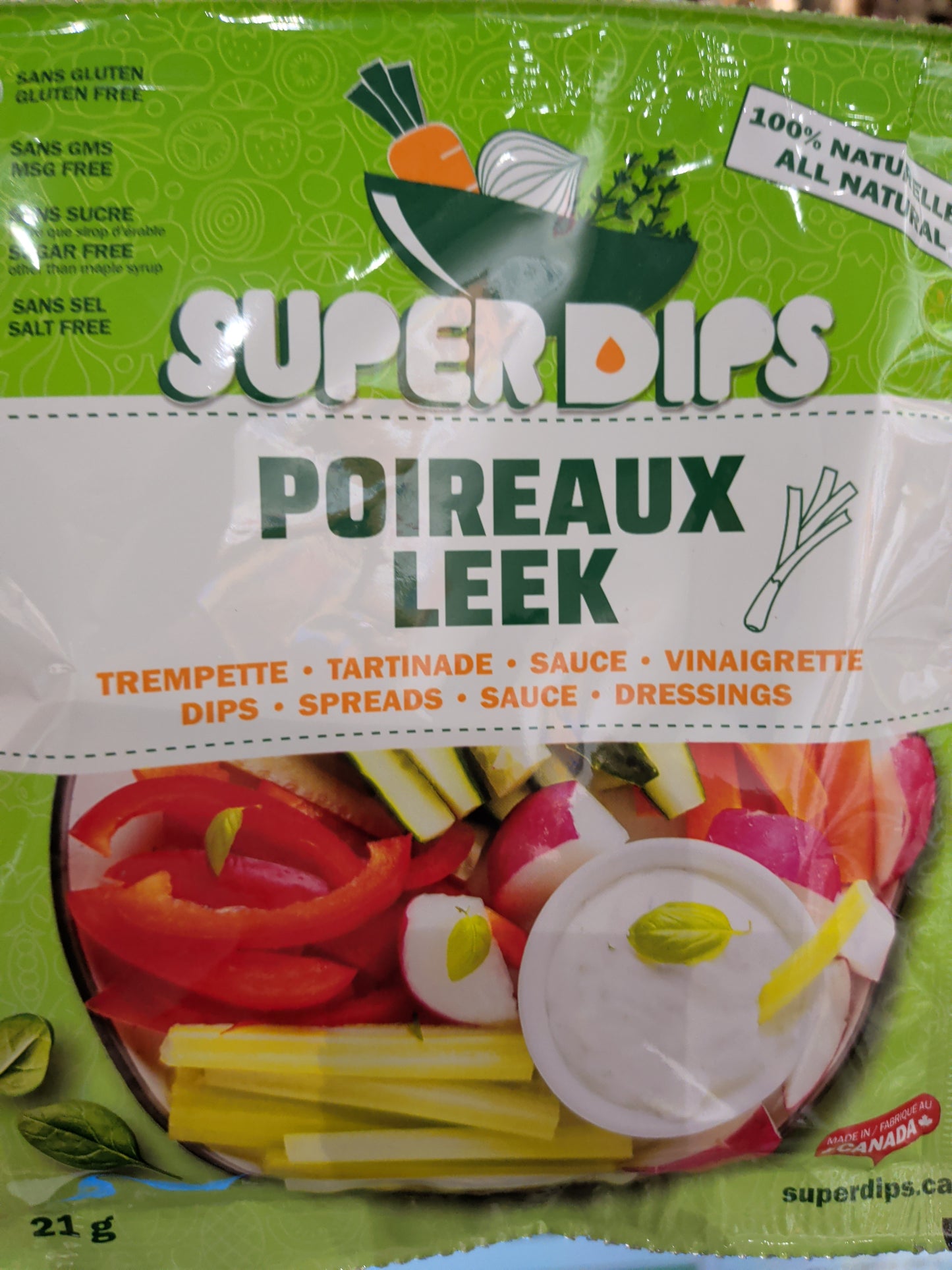 Mélange pour trempette, tartinade, sauce ou vinaigrette - SuperDips (TEL QUE VU DANS L' ŒIL DU DRAGON)