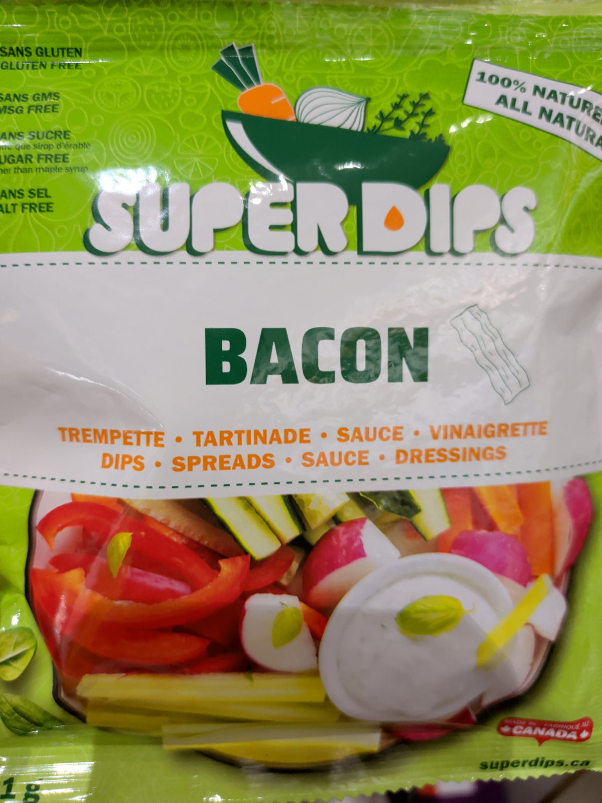 Mélange pour trempette, tartinade, sauce ou vinaigrette - SuperDips (TEL QUE VU DANS L' ŒIL DU DRAGON)