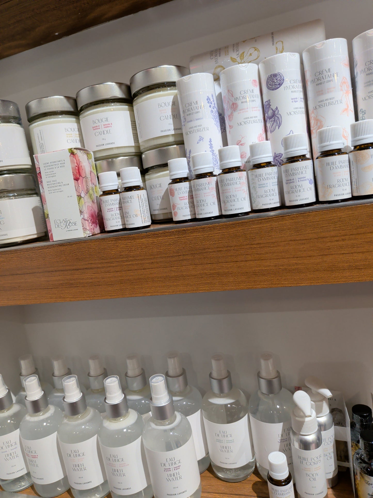 Passion lavande - gamme de produits* - divers parfums sont offerts dans chacun des produits (passez les voir en boutique ou demandez-nous avant de passer)