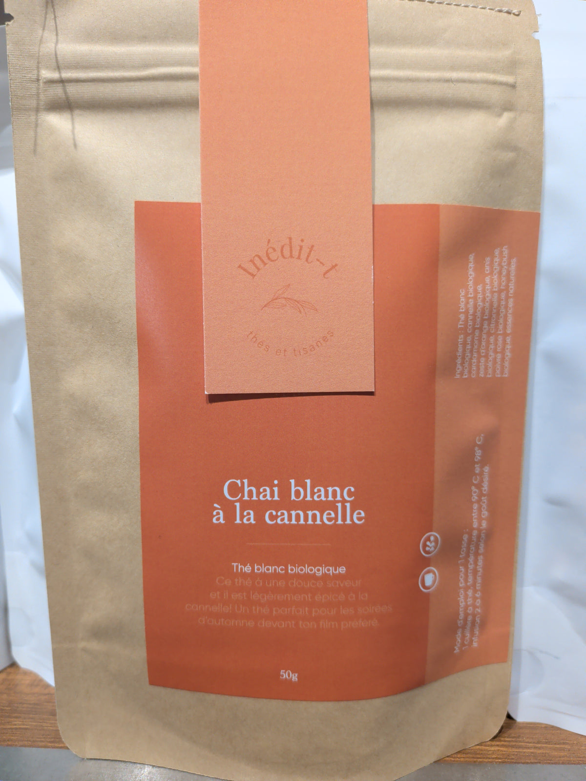 Thé blanc - Chai amande épicée - Inédit-T