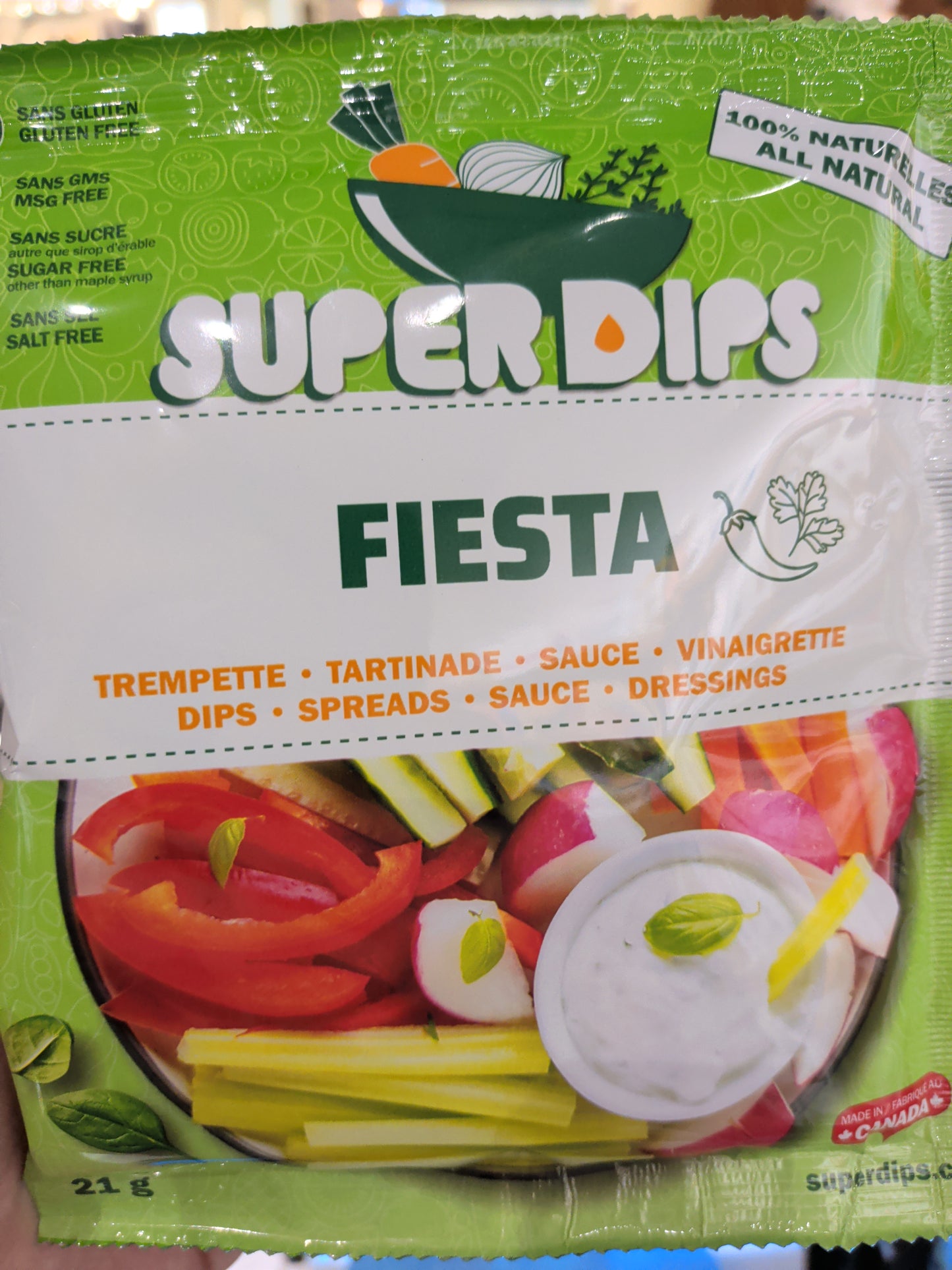 Mélange pour trempette, tartinade, sauce ou vinaigrette - SuperDips (TEL QUE VU DANS L' ŒIL DU DRAGON)
