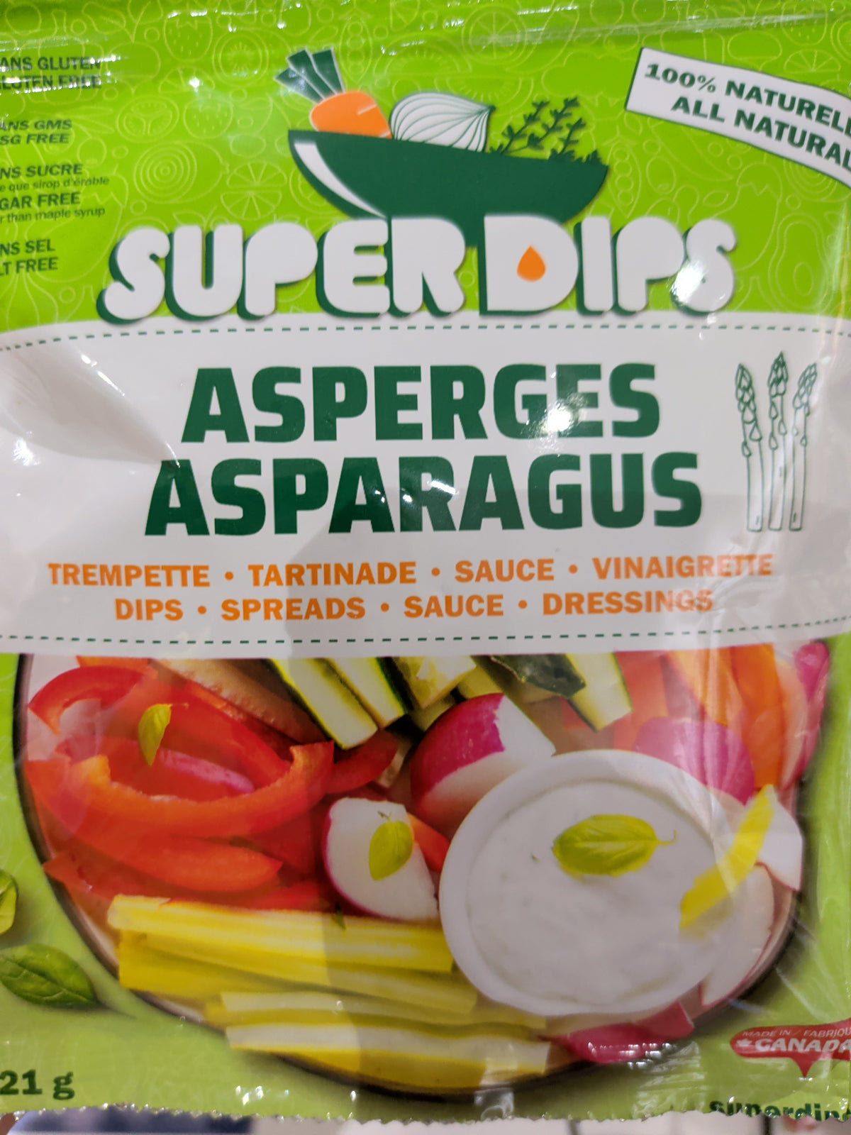Mélange pour trempette, tartinade, sauce ou vinaigrette - SuperDips (TEL QUE VU DANS L' ŒIL DU DRAGON)