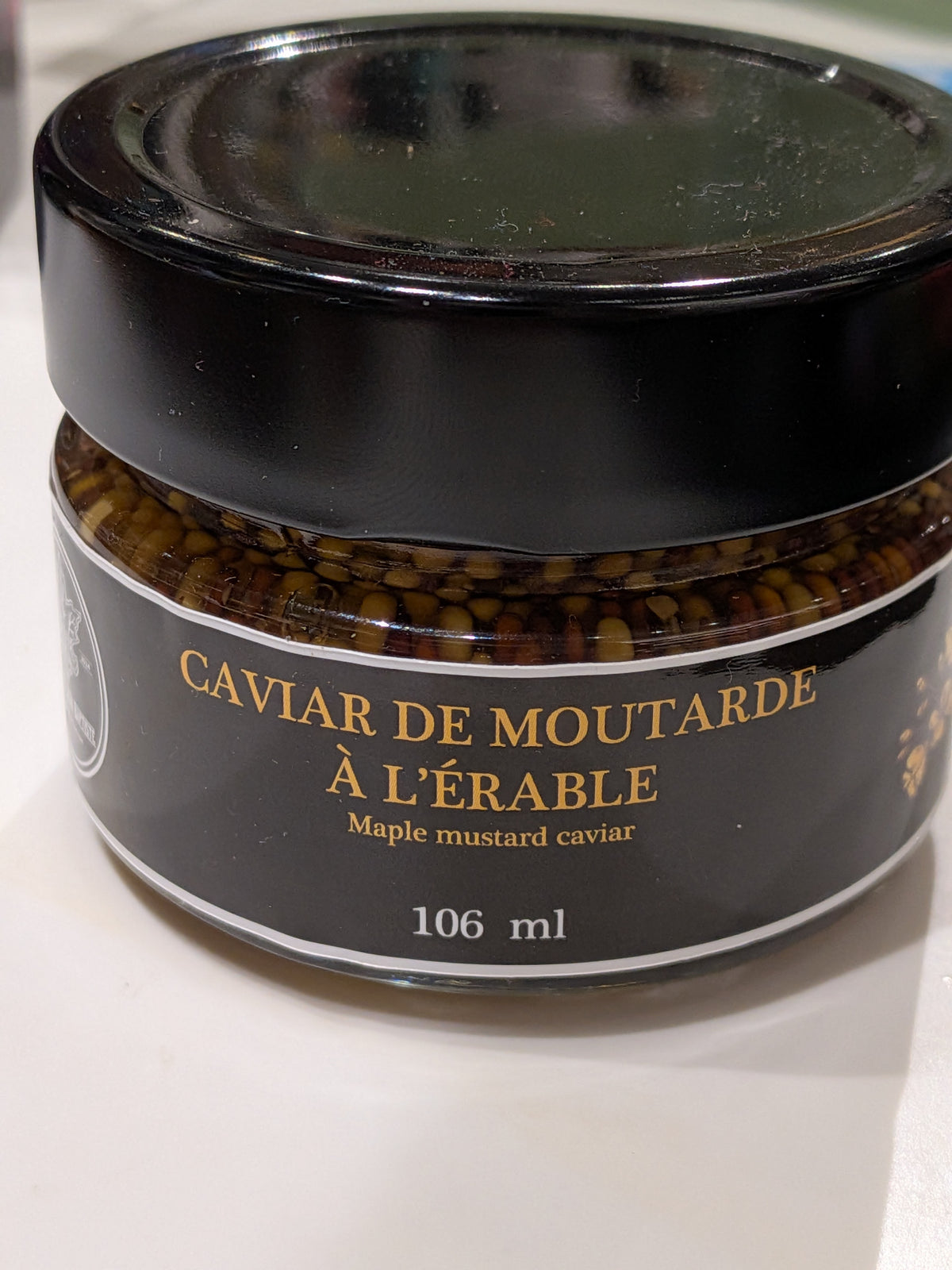 Caviar de moutarde à l'érable - Boisé Saint-Jean