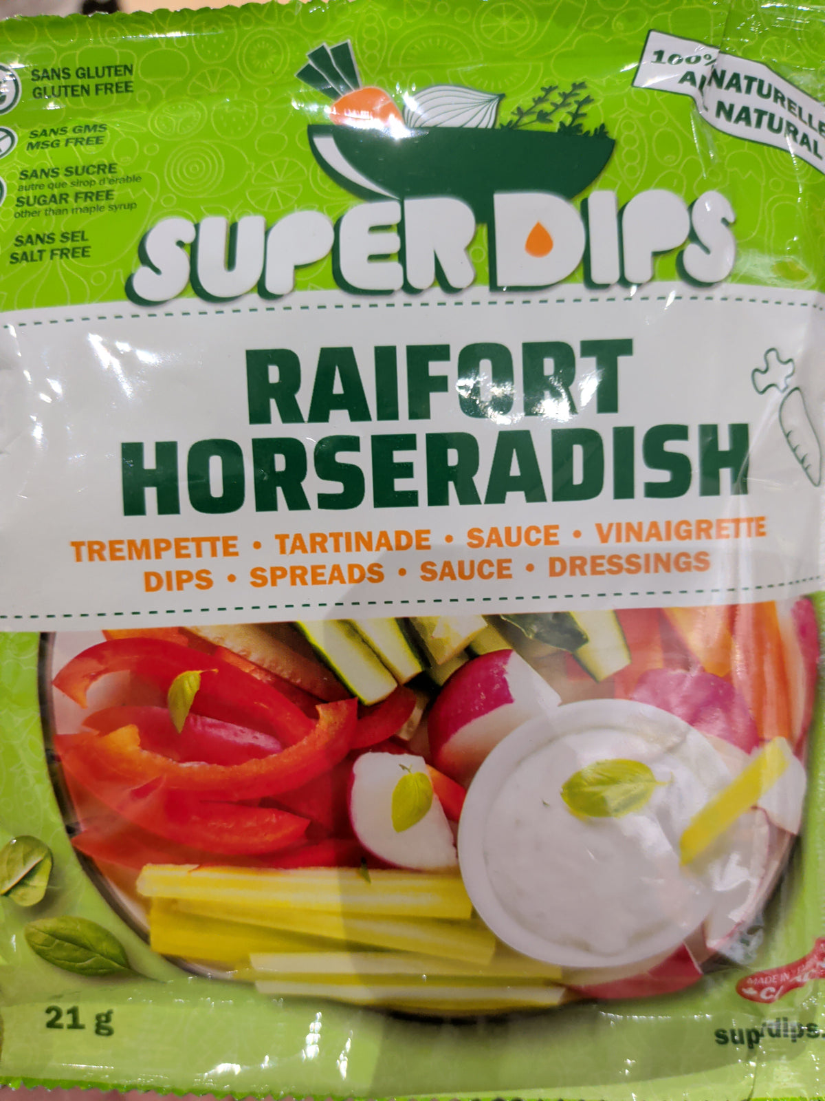 Mélange pour trempette, tartinade, sauce ou vinaigrette - SuperDips (TEL QUE VU DANS L' ŒIL DU DRAGON)