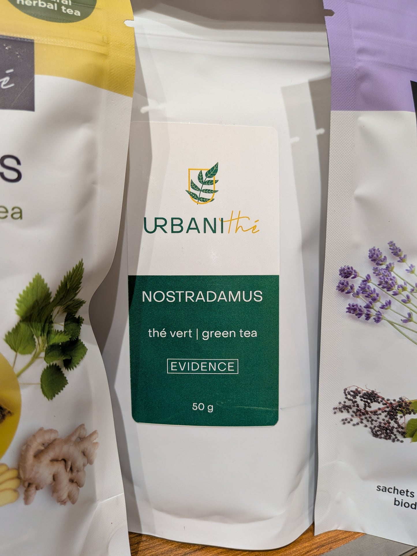 Thé Urbanithé (saveurs variées - en sac de 9 sachets ou en vrac de 50 g)