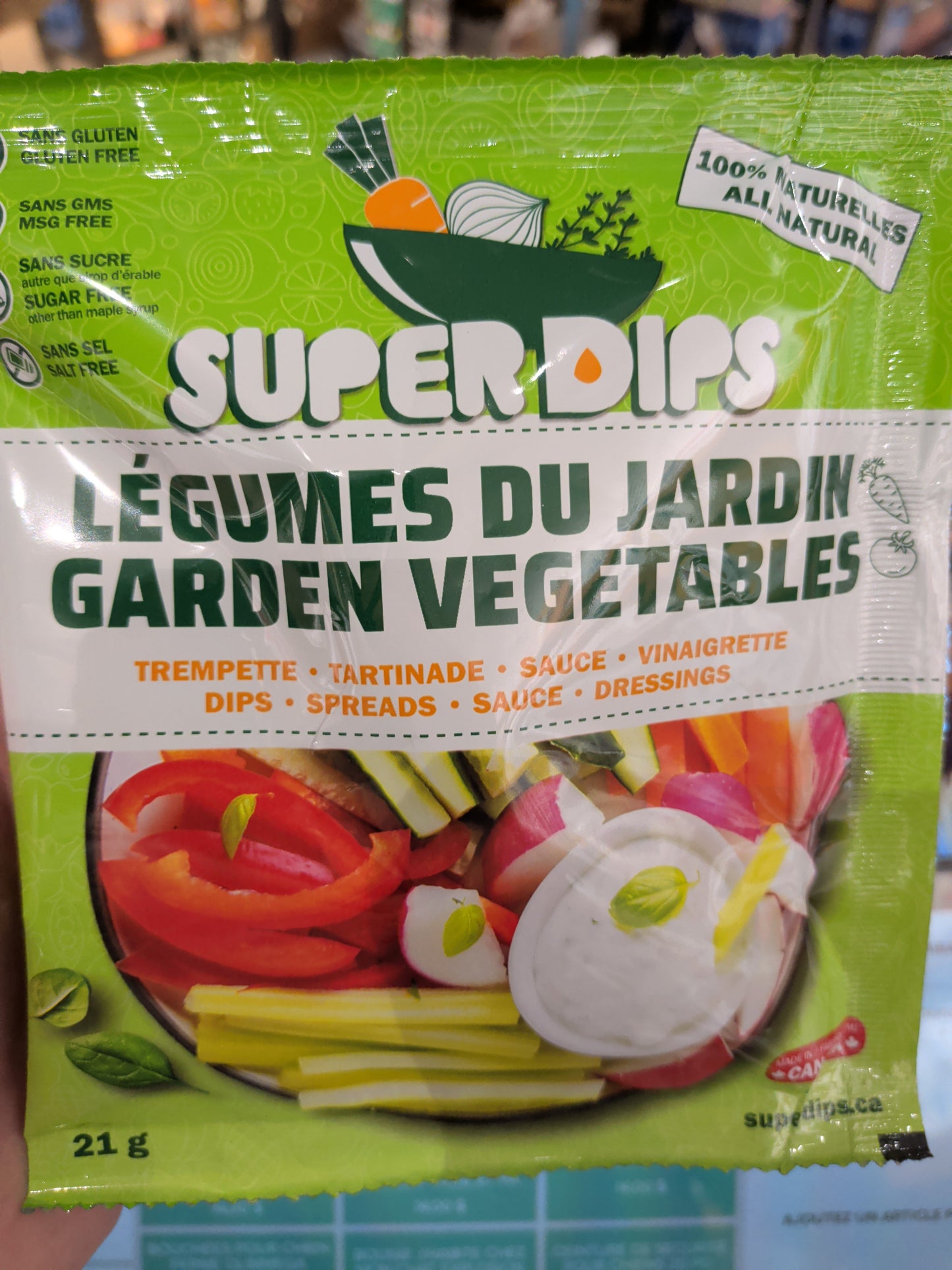 Mélange pour trempette, tartinade, sauce ou vinaigrette - SuperDips (TEL QUE VU DANS L' ŒIL DU DRAGON)