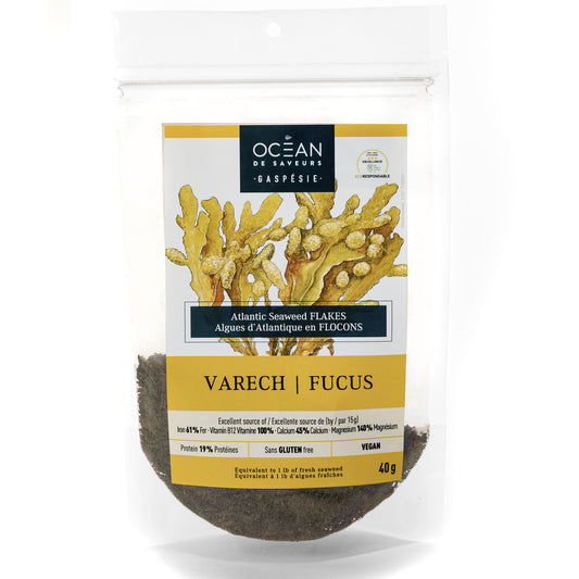 Varech / Fucus en flocons - Océan de saveurs
