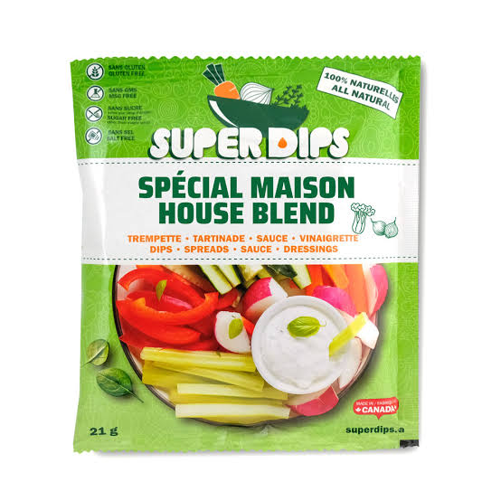 Mélange pour trempette, tartinade, sauce ou vinaigrette - SuperDips (TEL QUE VU DANS L' ŒIL DU DRAGON)
