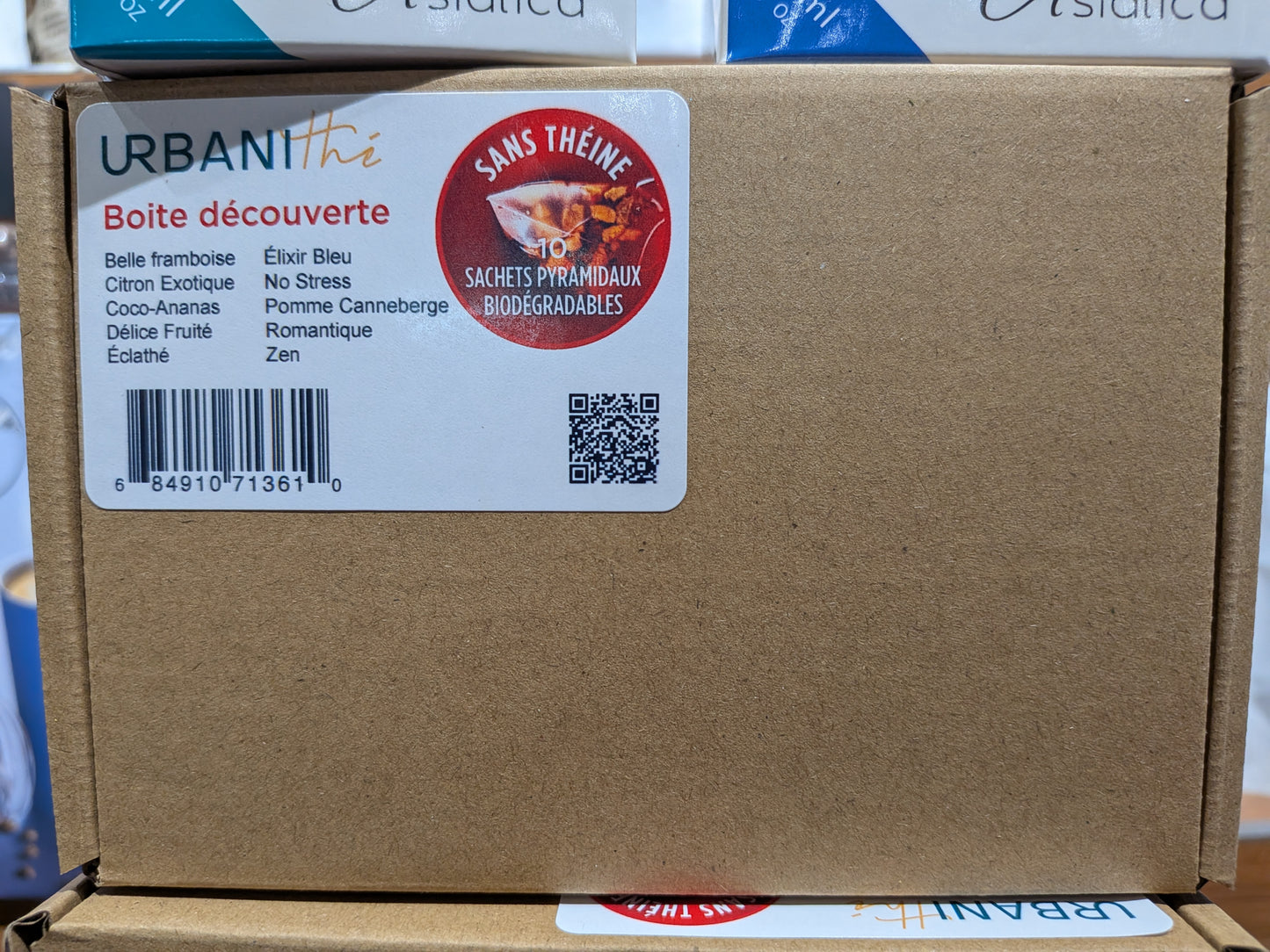 Coffret découverte (10 sachets) thé ou tisane - Urbanithé