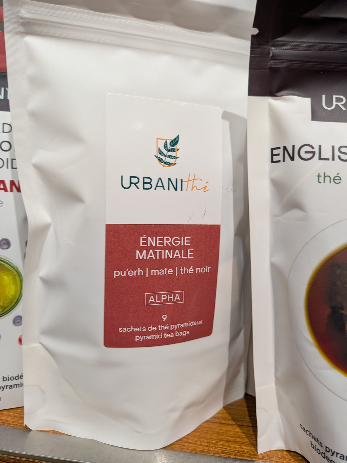 Thé Urbanithé (saveurs variées - en sac de 9 sachets ou en vrac de 50 g)