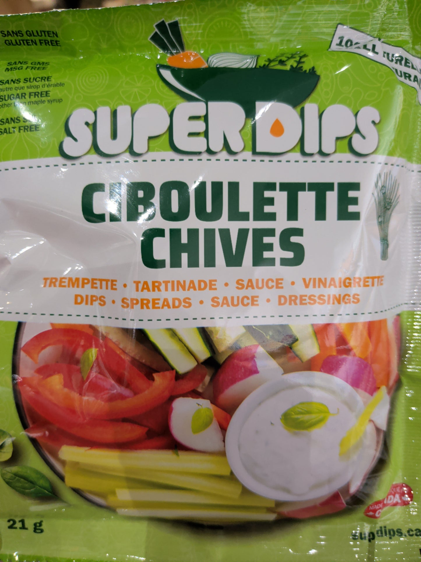 Mélange pour trempette, tartinade, sauce ou vinaigrette - SuperDips (TEL QUE VU DANS L' ŒIL DU DRAGON)