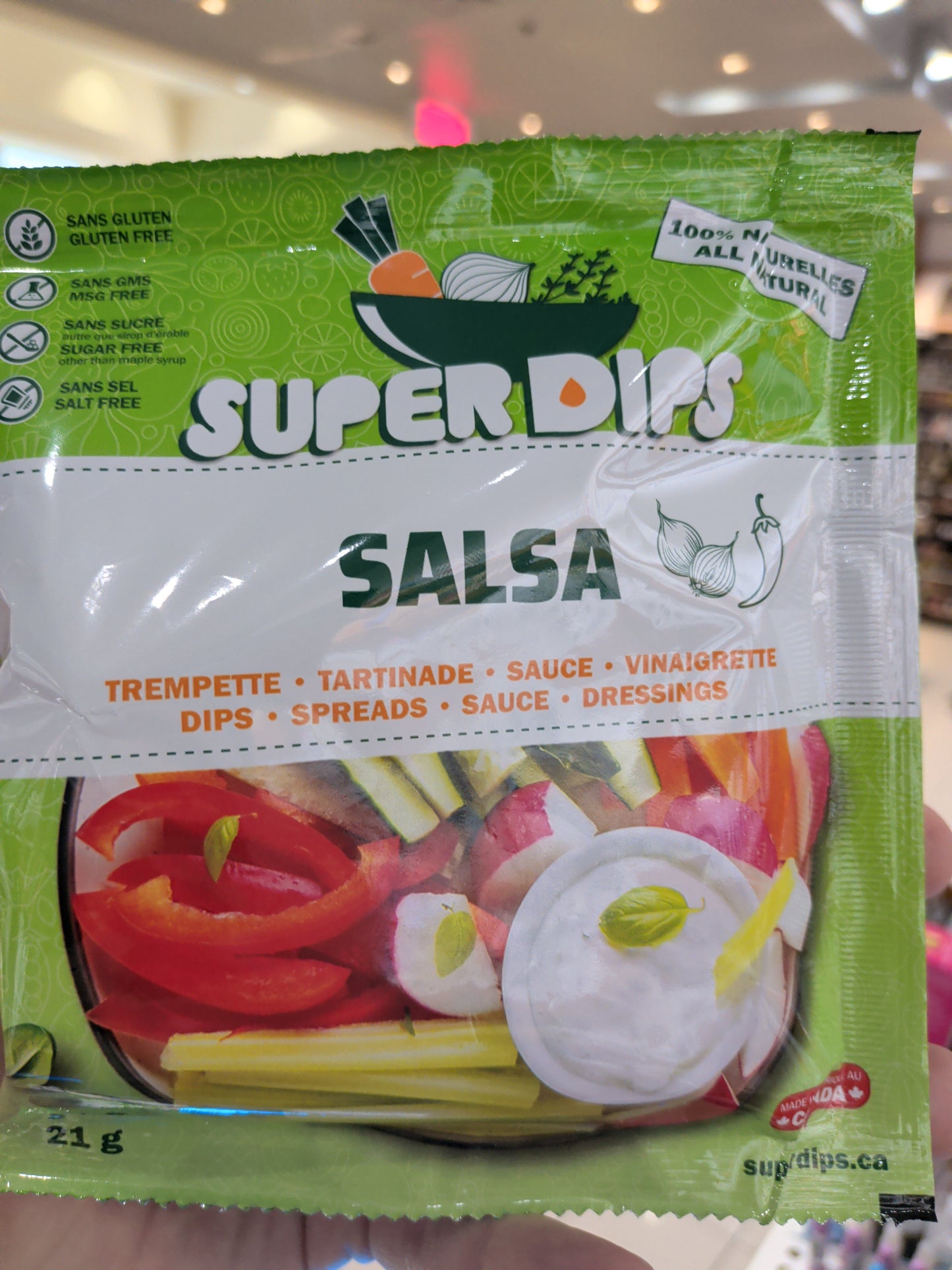 Mélange pour trempette, tartinade, sauce ou vinaigrette - SuperDips (TEL QUE VU DANS L' ŒIL DU DRAGON)