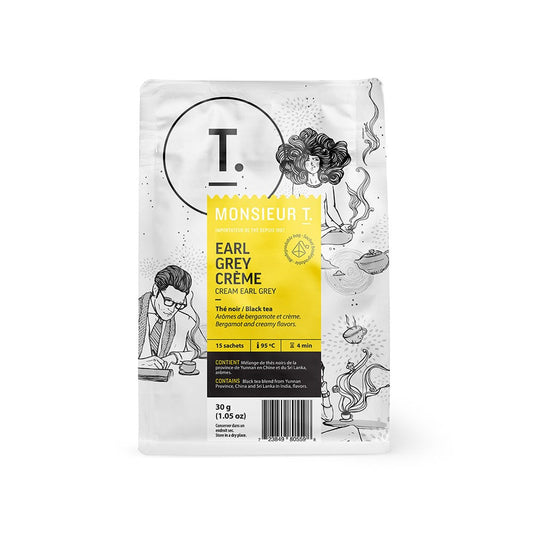 Thé Earl Grey Crème- Monsieur T. (15 sachets)
