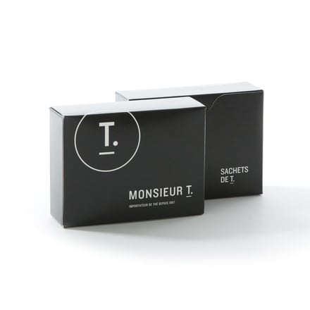 Paquet de sachets jetables pour le thé et la tisane