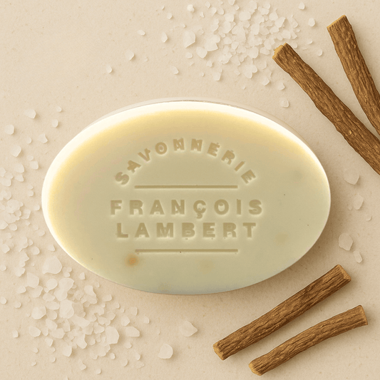Savon Éclaircissant Naturel au Lait de Brebis – Acide Kojique, Réglisse & Sel de la Mer Morte 77g François Lambert