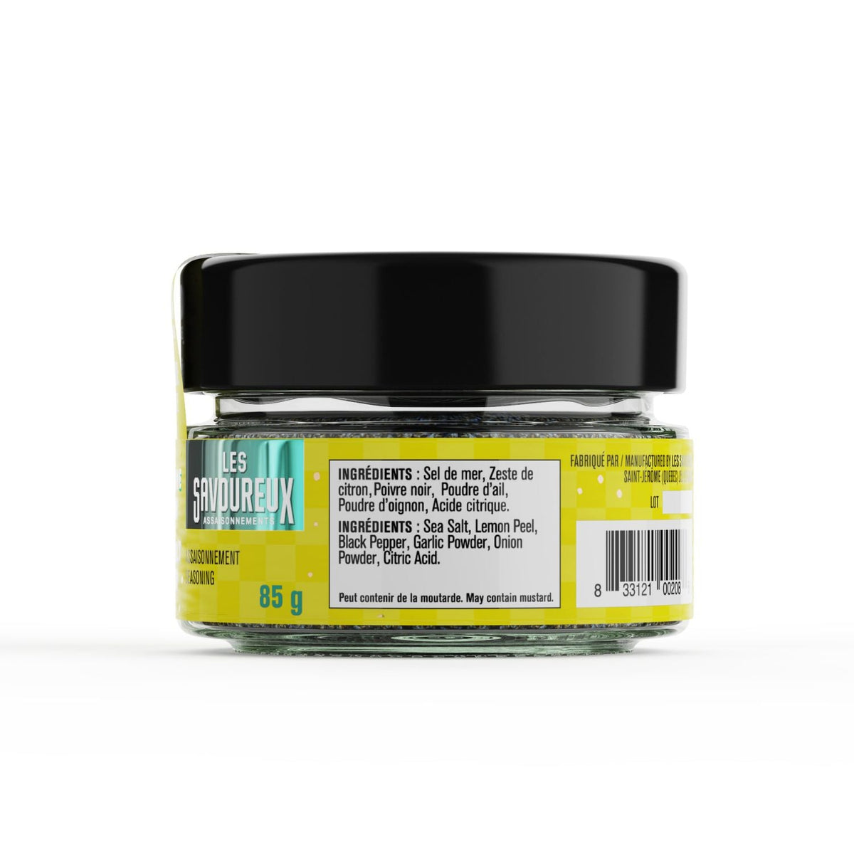 Épices sans sucre Les Savoureux - sel et poivre au citron