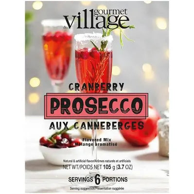 Mélange aromatisé pour Prosecco aux canneberges - Gourmet du village