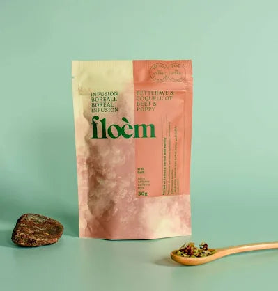 Infusion betterave et coquelicots en feuilles sans caféine - Floèm